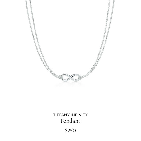 Tiffany & Co Sterling Infinity Pendant Necklace - Picture 2 of 7